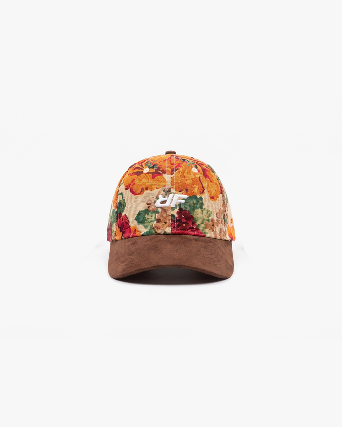RF Floral Tapestry Cap in Ivory