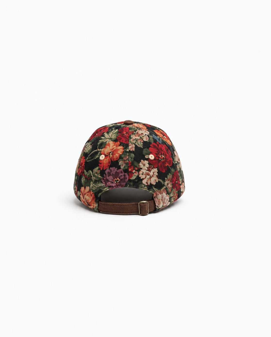 Floral RF Hat in Floral Green, back view
