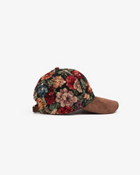 Floral RF Hat in Floral Green, other side view