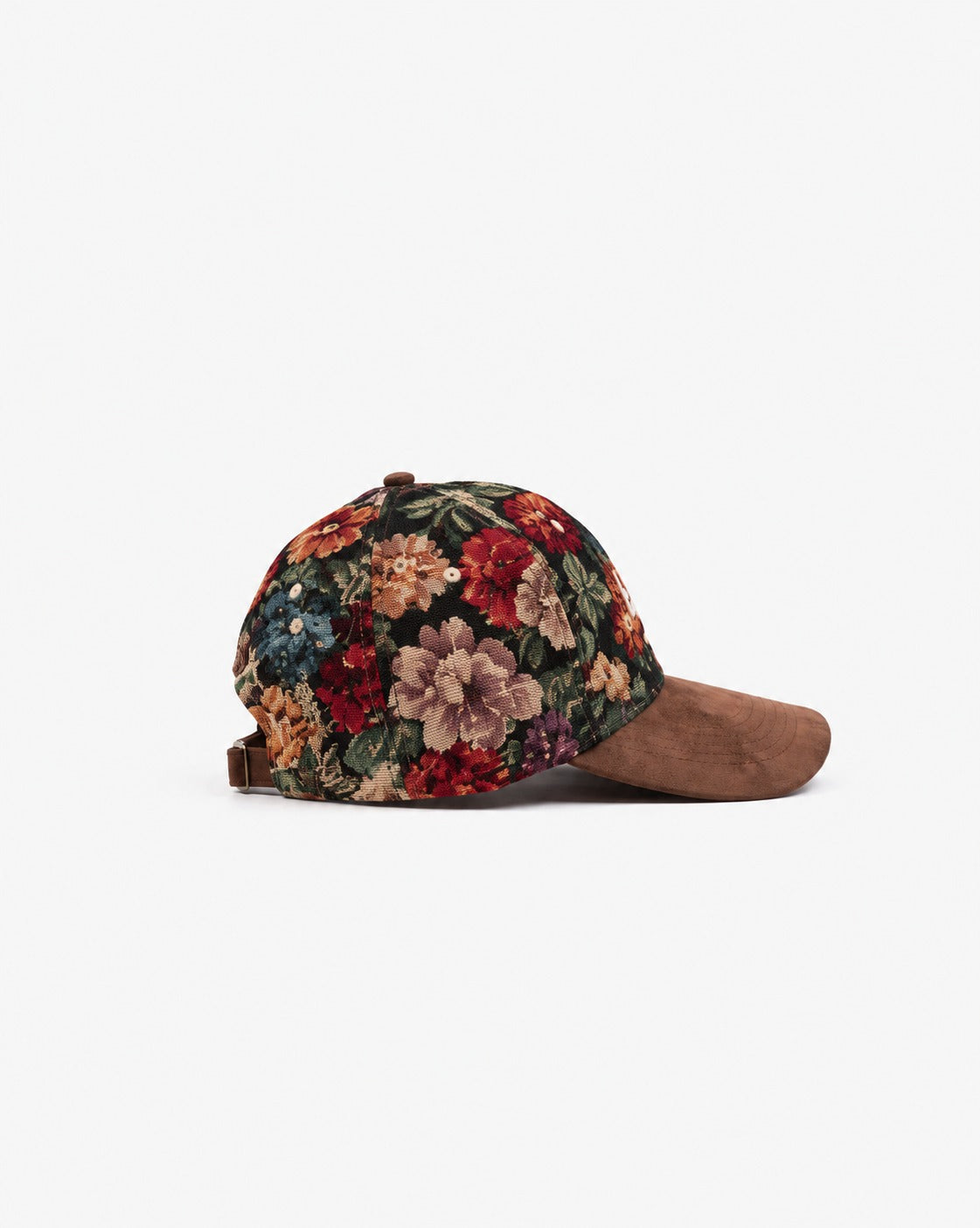 Floral RF Hat in Floral Green, other side view