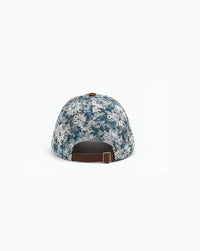 Floral RF Hat in Floral Blue, back view