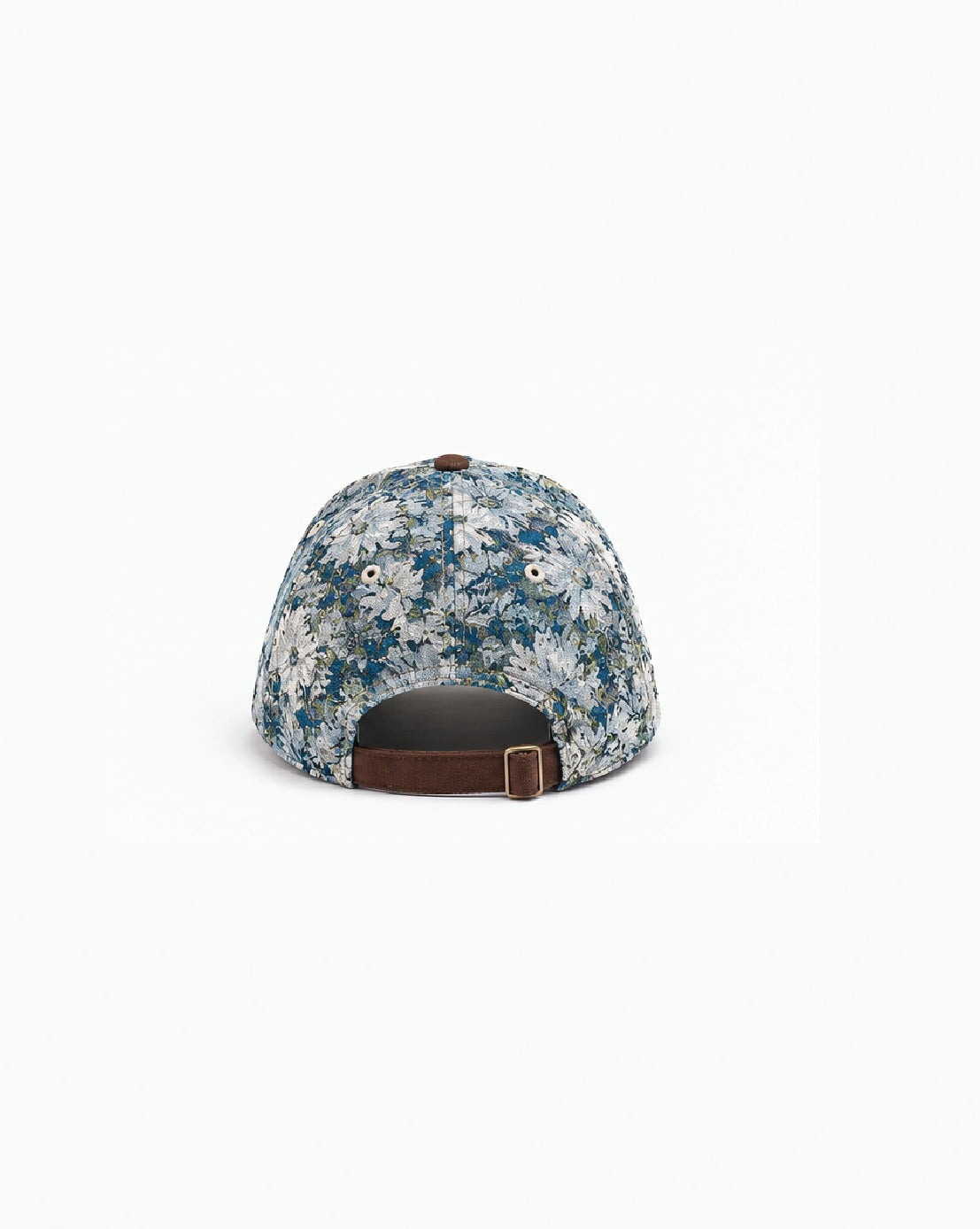 Floral RF Hat in Floral Blue, back view