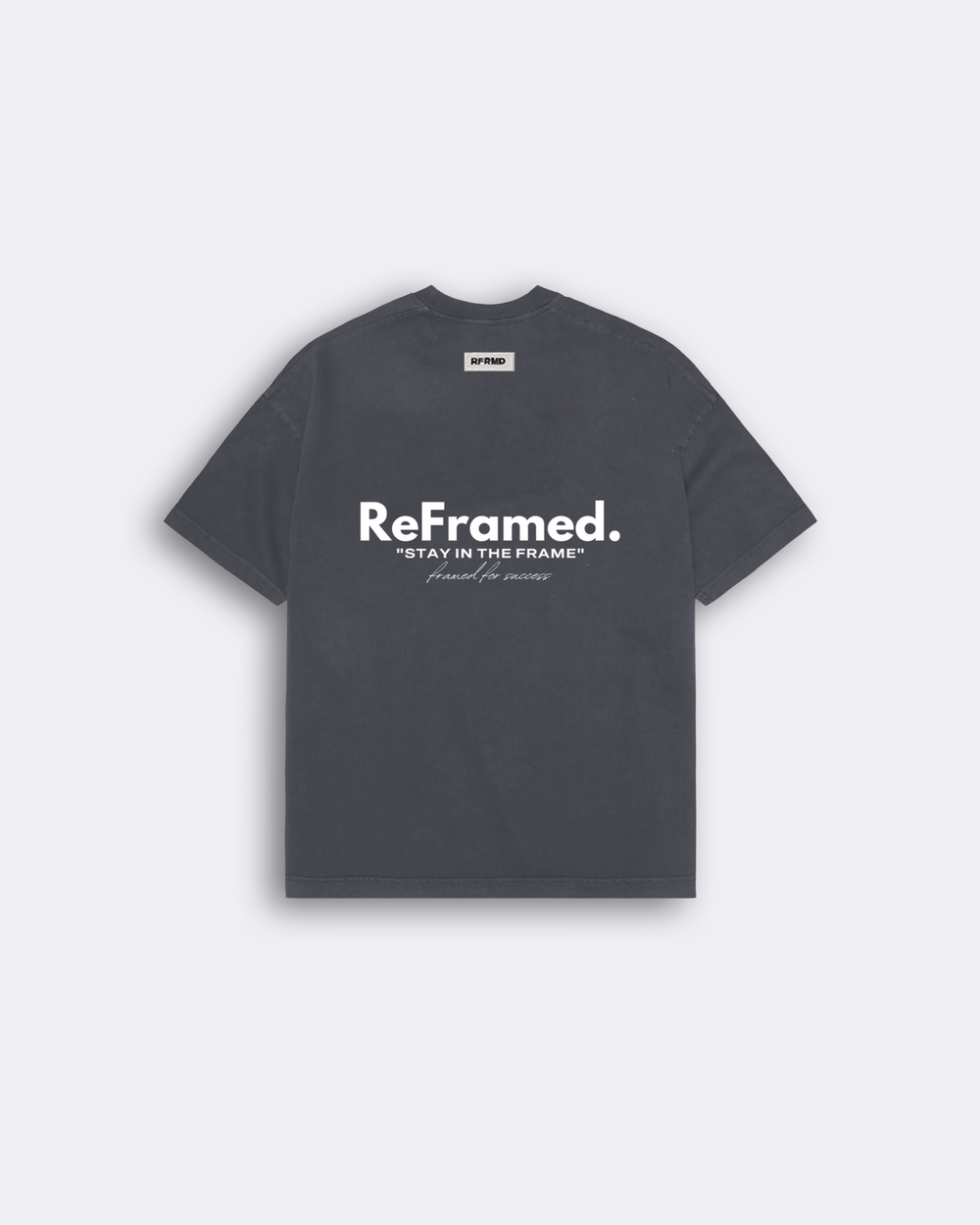 Washed gray Framed For Success TEE