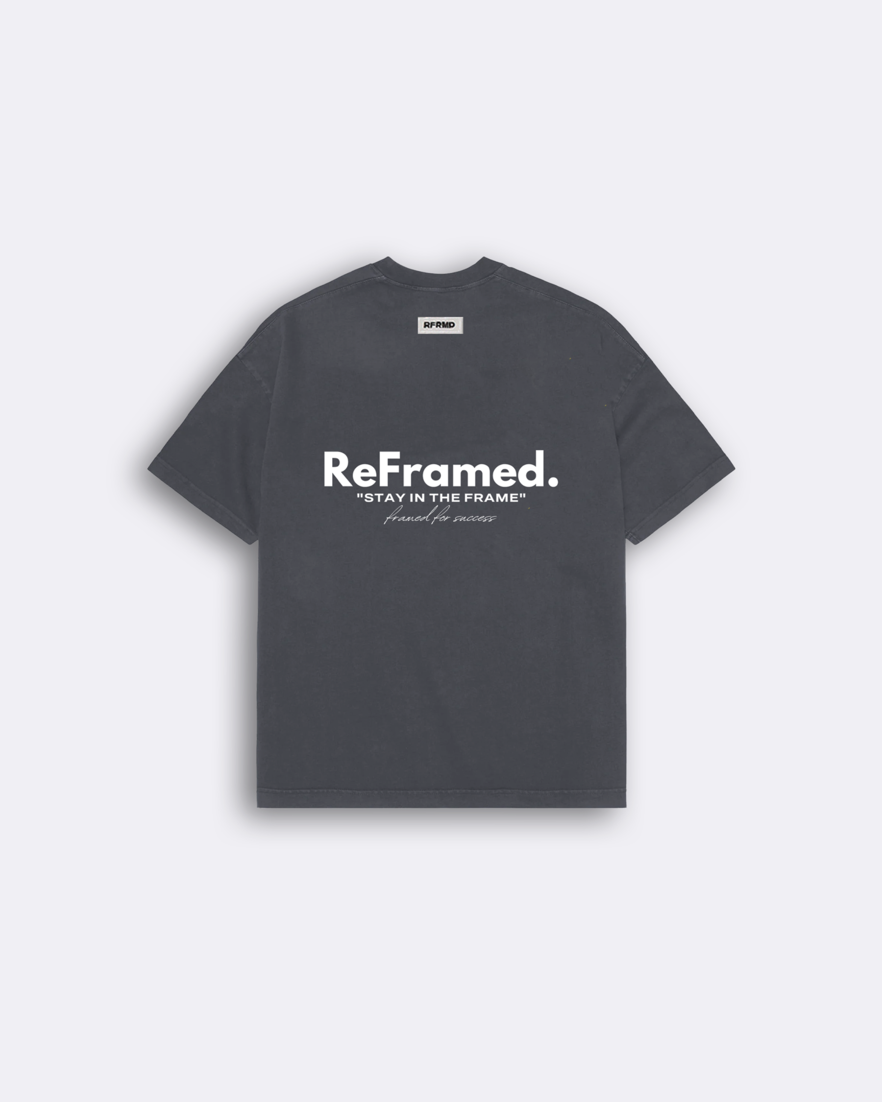 Washed gray Framed For Success TEE
