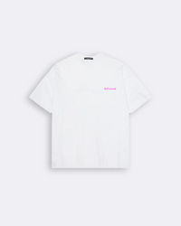Beyond The Frame Tee Pink on White