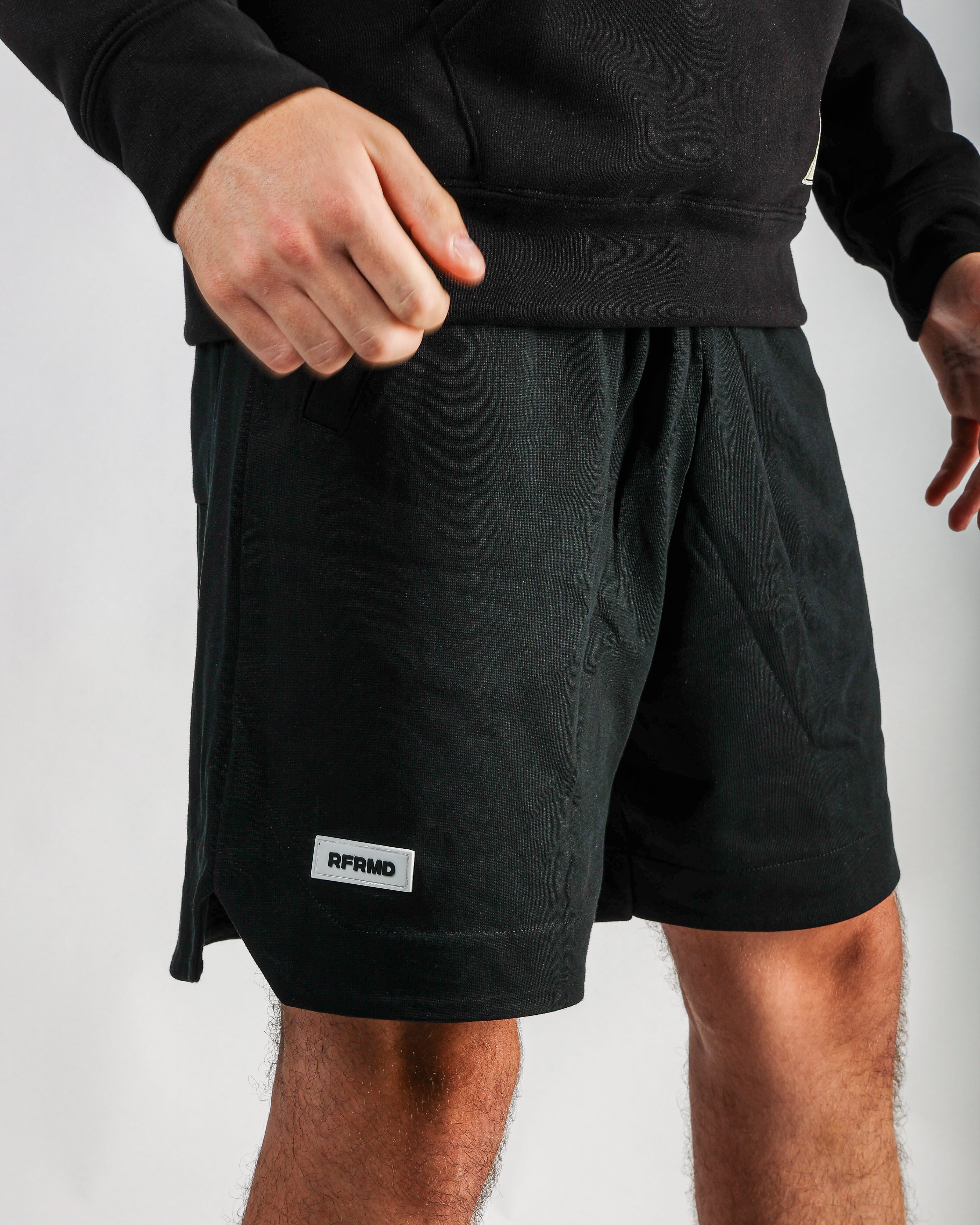 Black Framed For Success Shorts