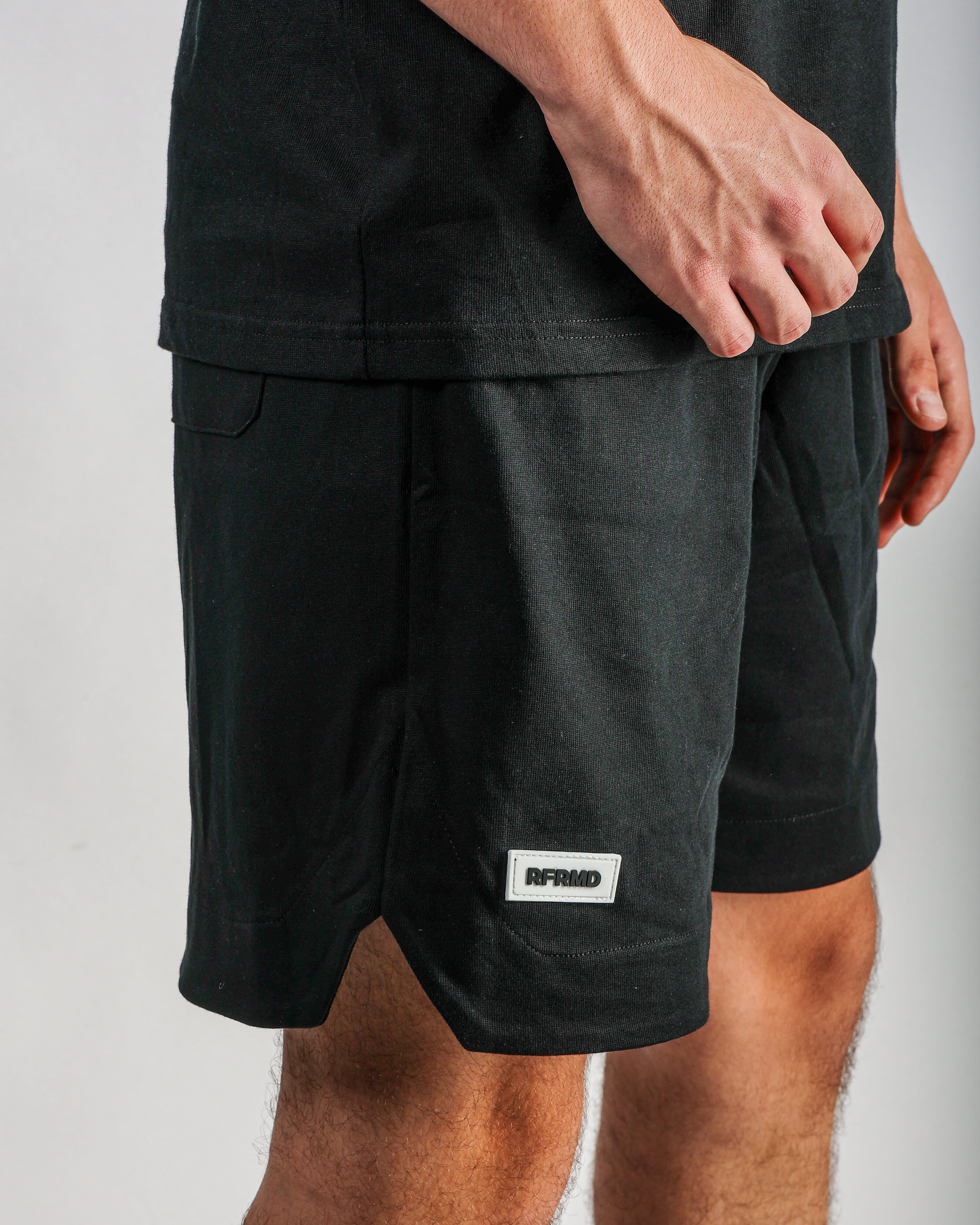 Black Framed For Success Shorts