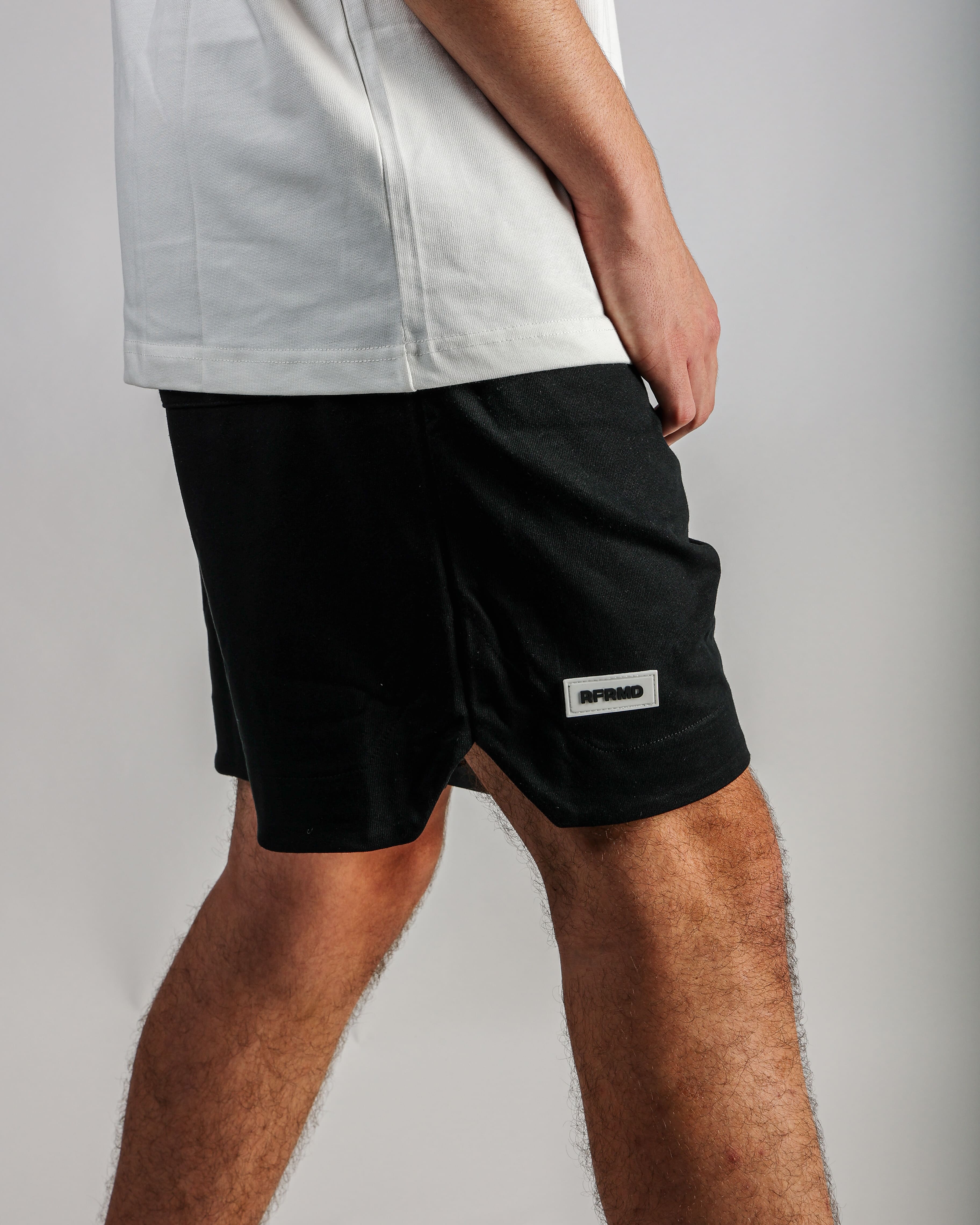 Black Framed For Success Shorts