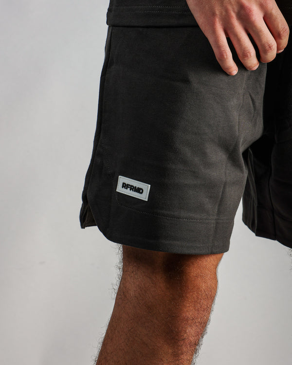 Washed Gray Framed For Success Shorts