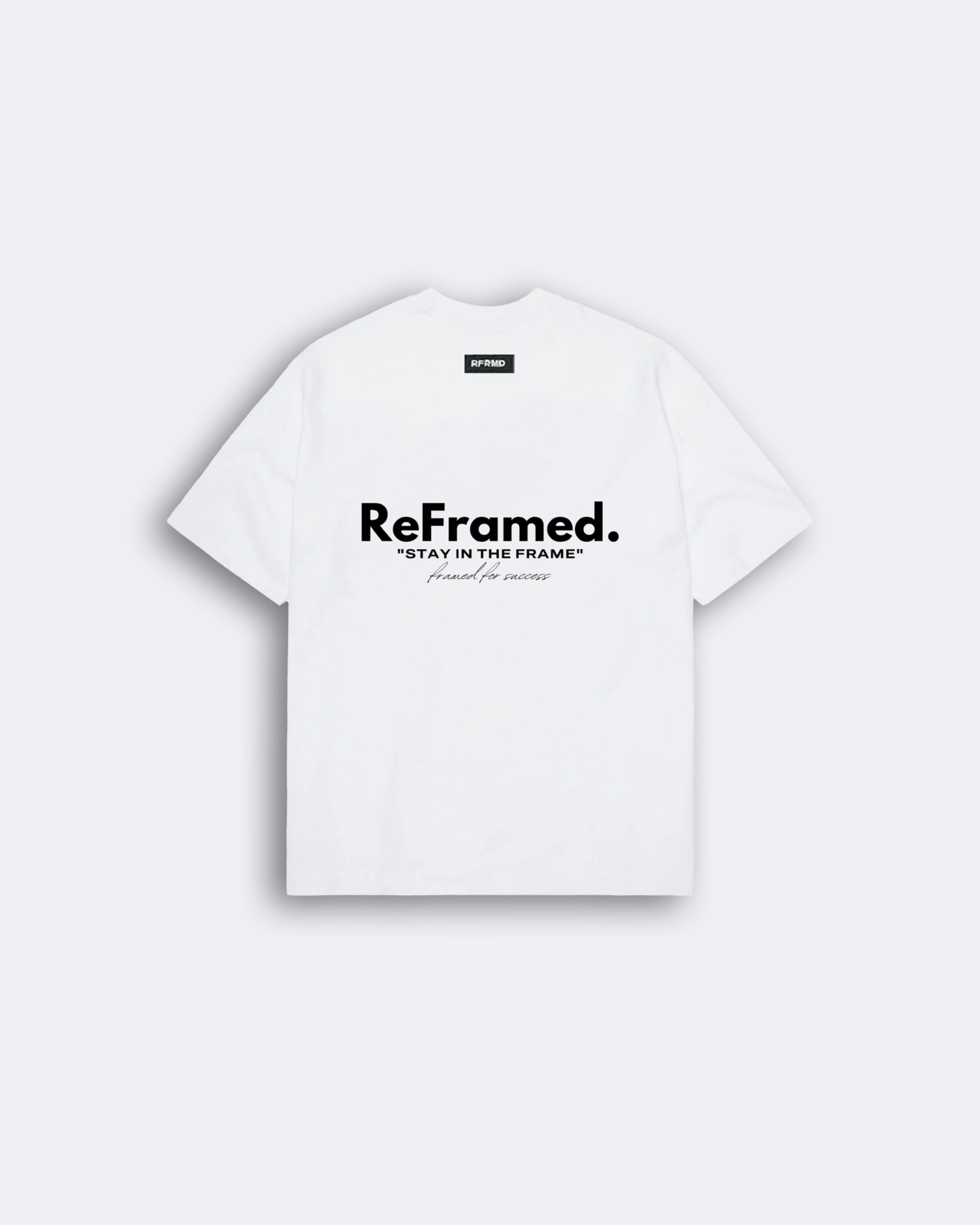 White Framed For Success TEE